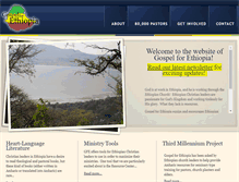 Tablet Screenshot of gospelforethiopia.org